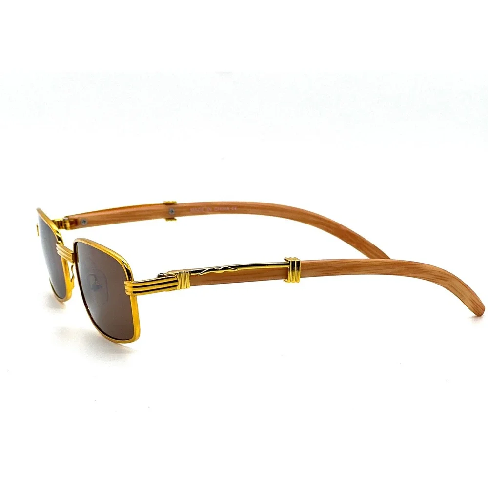 Gangster rapper equipped 100% UV400 Luxury Retro 90s Sunglasses Lentes Gafas Men